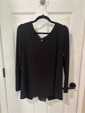 Last Tango Black Scoop Neck Tank Top